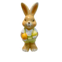 DEKOHASE - Braun/Weiß, LIFESTYLE, Kunststoff (15,5/40,5/15,5cm)