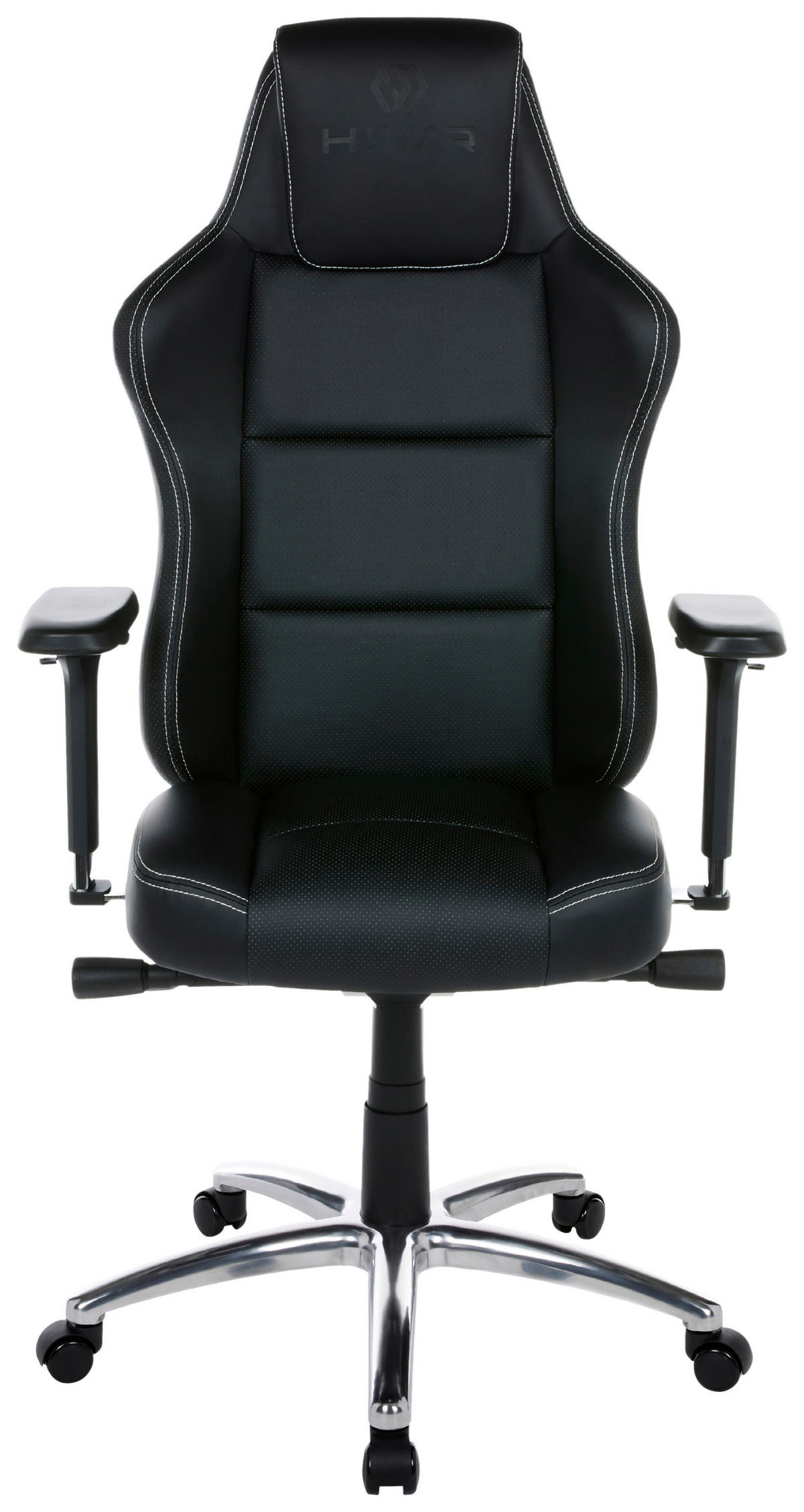 EQLIPSE Night Silver Schwarz, Silberfarben, Weiß Metall, Textil   - Silberfarben/Schwarz, LIFESTYLE, Textil/Metall (79/142/77cm) - HIVAR