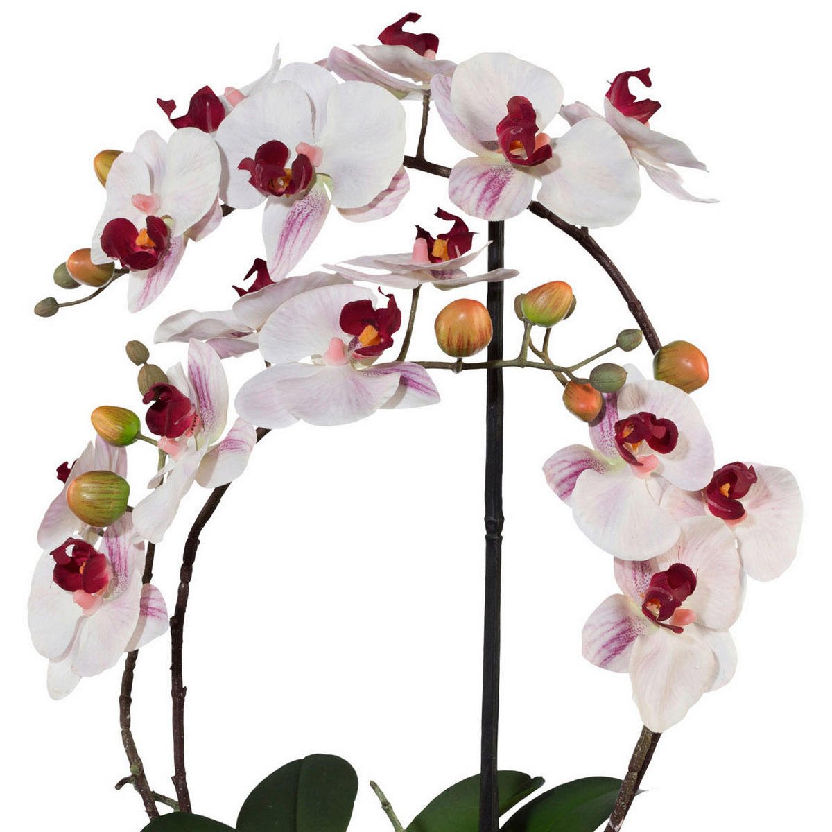 KUNSTBLUME - Rosa/Weiß, Basics, Keramik/Kunststoff (52cm)