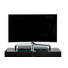 TV-AUFSATZ in Klar, Schwarz - Klar/Schwarz, Design, Glas/Holzwerkstoff (90/15/38cm) TV-AUFSATZ in Klar, Schwarz - Klar/Schwarz, Design, Glas/Holzwerkstoff (90/15/38cm)