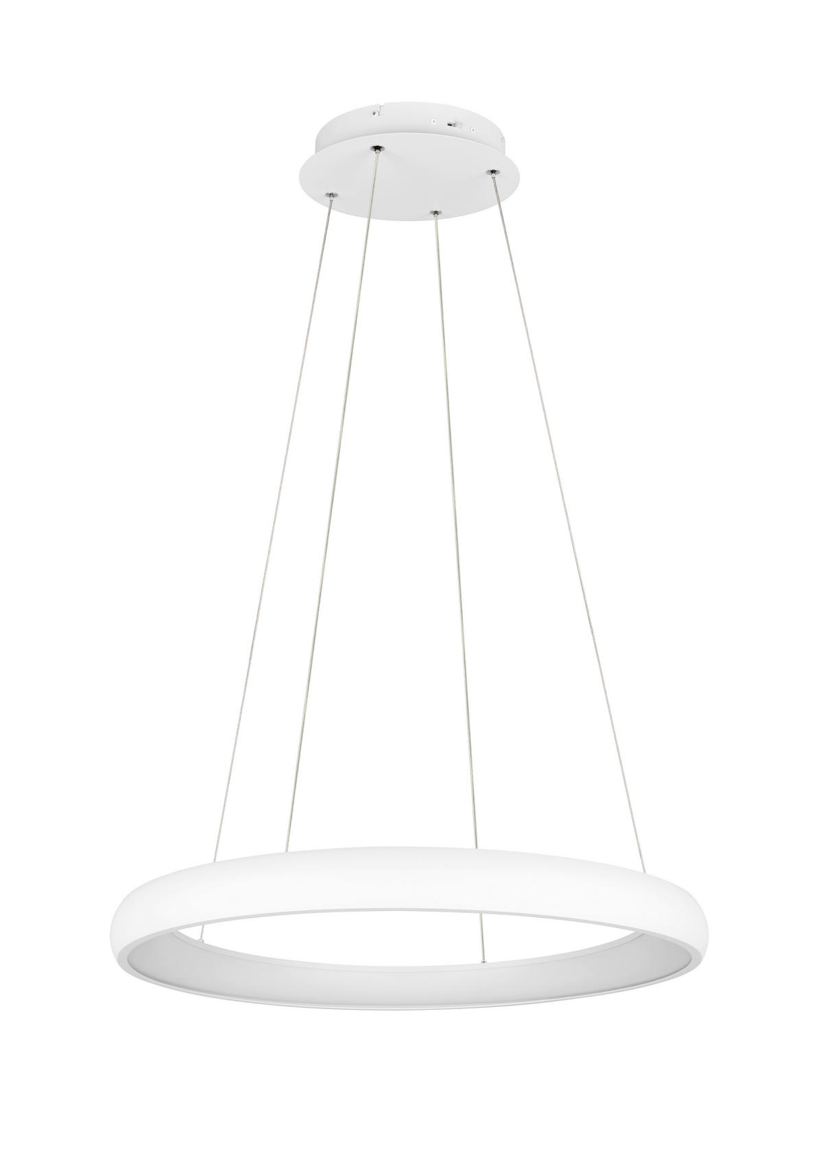 ZÁVĚSNÉ LED SVÍTIDLO, 75/150 cm  - bílá, Design, kov (75/150cm) - Trio Leuchten
