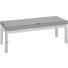 HOCKERBANK Lederlook Kernbuche massiv Braun, Buchefarben - Buchefarben/Braun, Natur, Holz/Textil (130cm) - Voleo