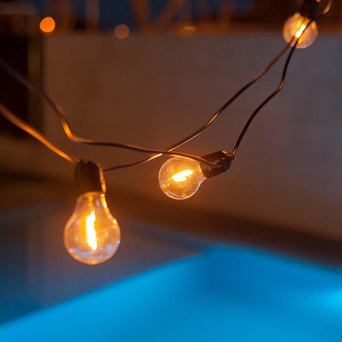 LED-AUßENLEUCHTE - Schwarz, Basics, Kunststoff (800cm) - Newgarden