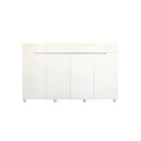SCHUHSCHRANK Grau, Weiß  - Weiß/Grau, Design, Holzwerkstoff (160,3/104,8/31,4cm) - Xora