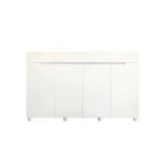 SCHUHSCHRANK Grau, Weiß  - Weiß/Grau, Design, Holzwerkstoff (160,3/104,8/31,4cm) - Xora