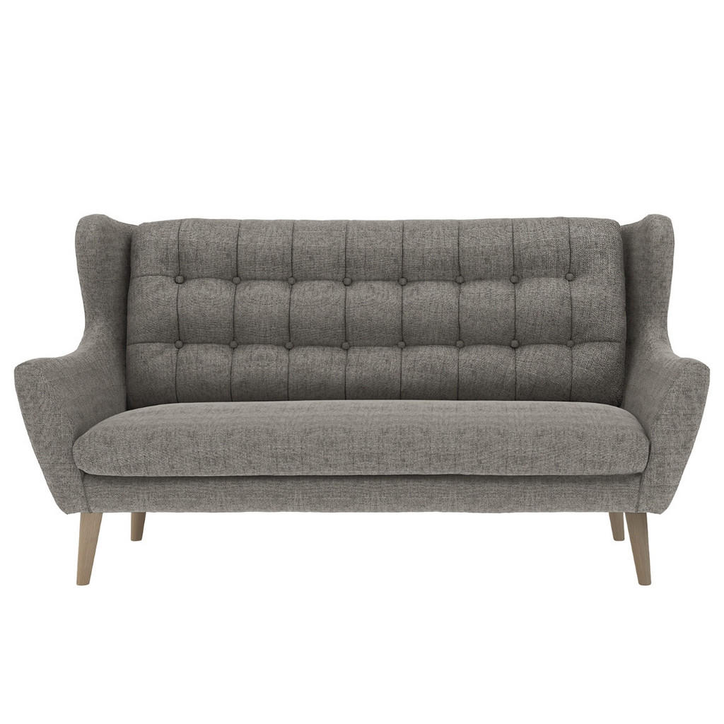 Thumbnail - Trendmanufaktur 3-Sitzer-Sofa, Dunkelgrau, Textil, 197x107x94 cm, Made in Europe, Typenauswahl, Stoffauswahl, Sitzqualit...