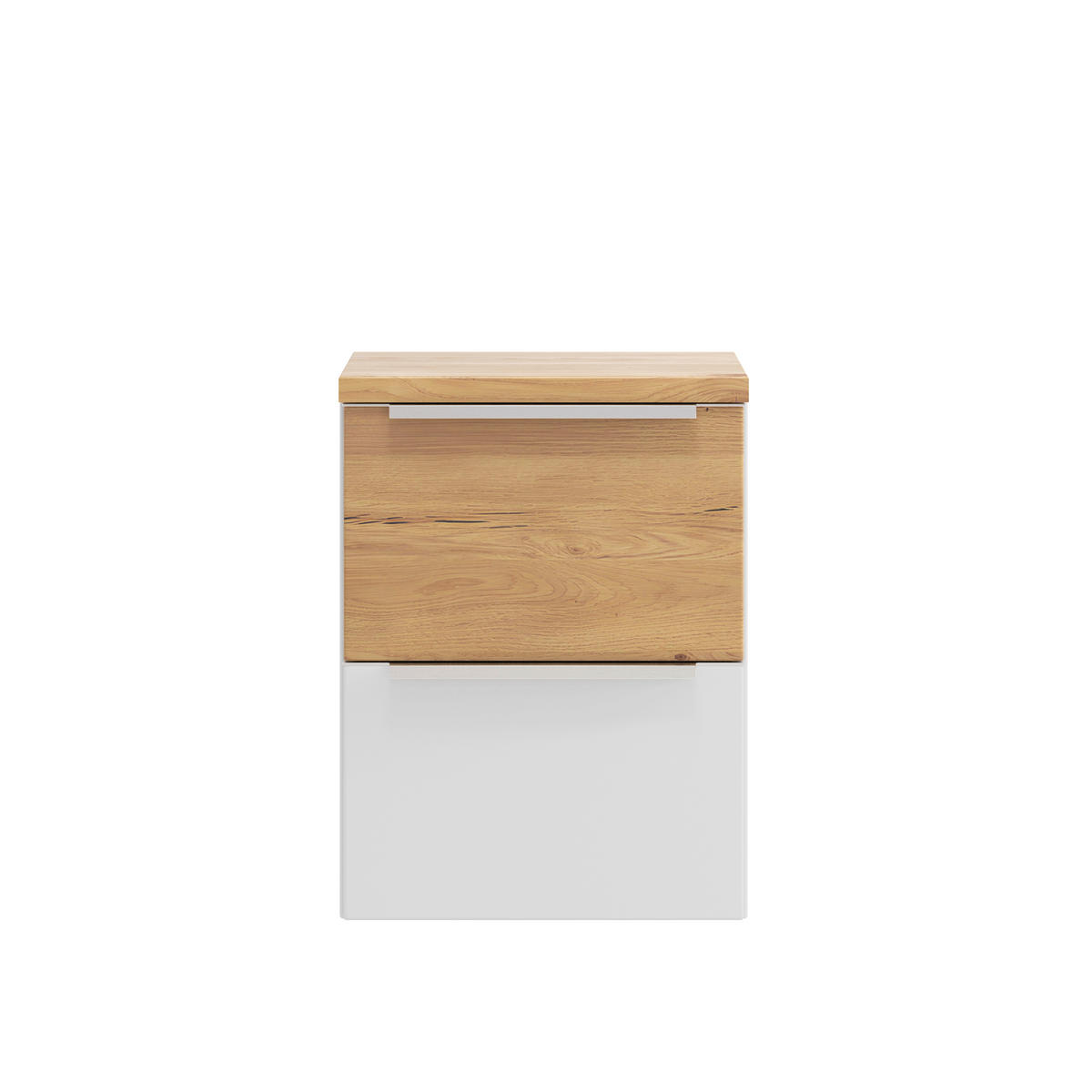 UNTERSCHRANK 40/54/35 cm   - Wildeiche/Edelstahlfarben, Trend, Holzwerkstoff/Metall (40/54/35cm) - Held