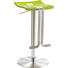 BARHOCKER in Edelstahlfarben, Grün - Edelstahlfarben/Grün, Design, Kunststoff/Metall (36/58-85/34cm) BARHOCKER in Edelstahlfarben, Grün - Edelstahlfarben/Grün, Design, Kunststoff/Metall (36/58-85/34cm)