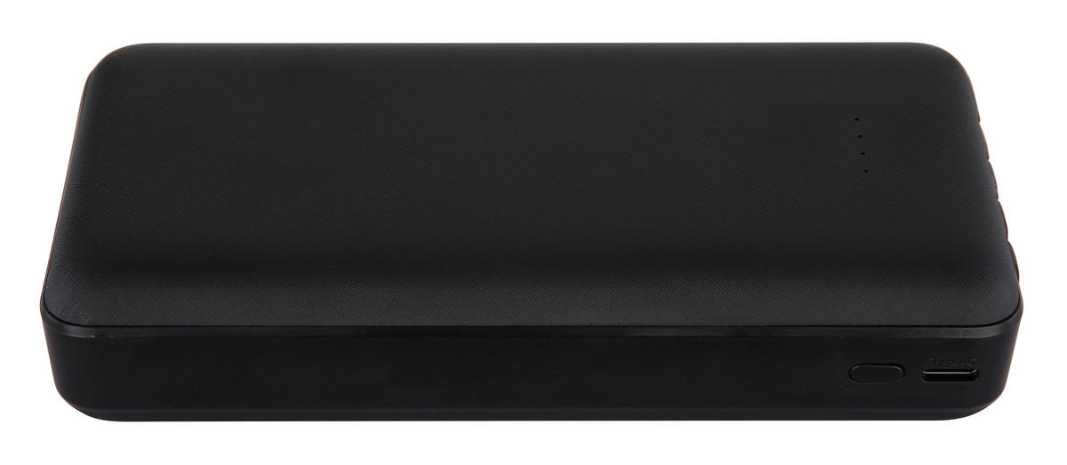 POWERSTATION POWERBANK 14,7/6,7/3,3 cm  - Schwarz, Basics, Kunststoff (14,7/6,7/3,3cm) - Globo