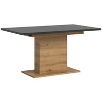 AUSZIEHTISCH Grau rechteckig  ausziehbar  - Eiche Artisan/Grau, KONVENTIONELL, Holzwerkstoff (150-190/76/90cm)