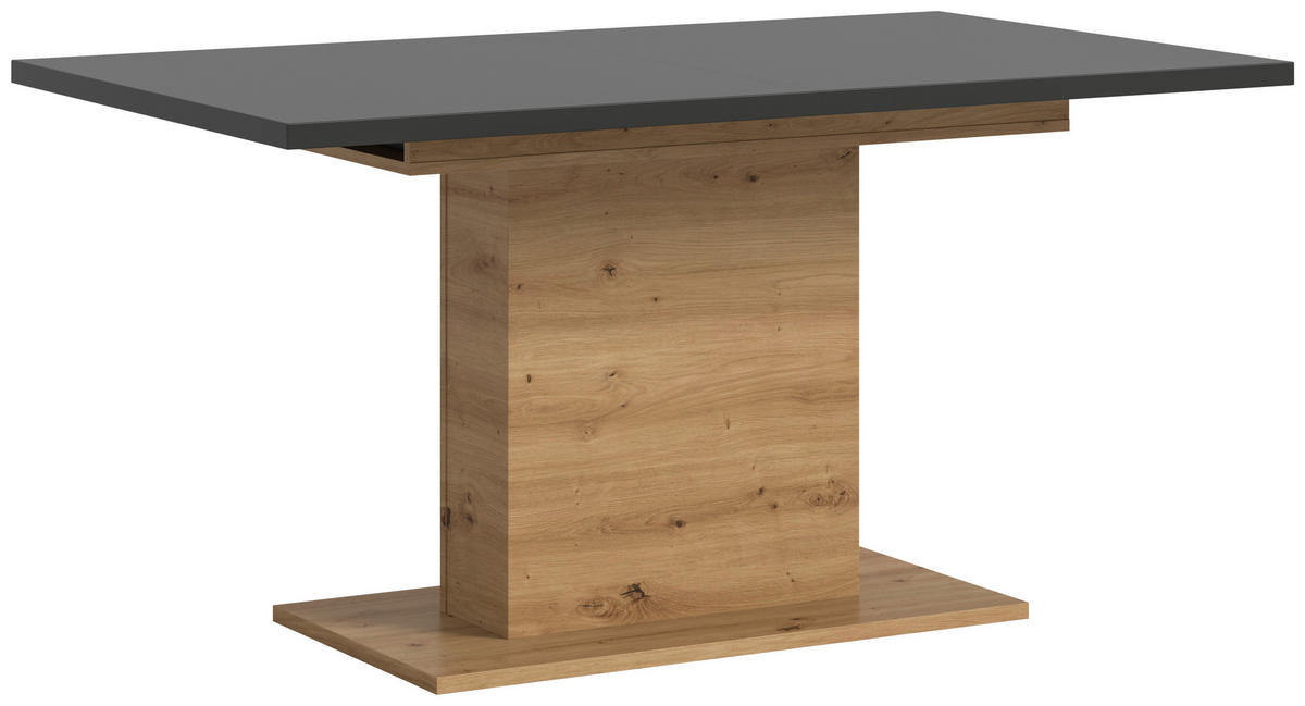 AUSZIEHTISCH Grau rechteckig  ausziehbar  - Eiche Artisan/Grau, KONVENTIONELL, Holzwerkstoff (150-190/76/90cm)