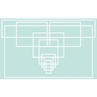 NON WOVEN-TAPET 400/250 cm  - vit/turkos, Basics (400/250cm) - Komar