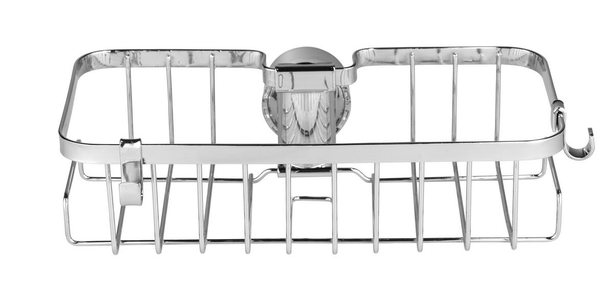 DUSCHKORB - Chromfarben, MODERN, Kunststoff (28,5/4/11,5cm) - Wenko