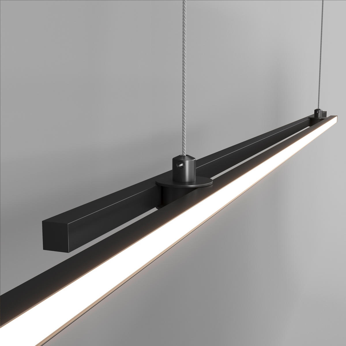 PENDELLAMPA Modern 150/6/1,5 cm  - svart, Trend, metall (150/6/1,5cm) - MAYTONI