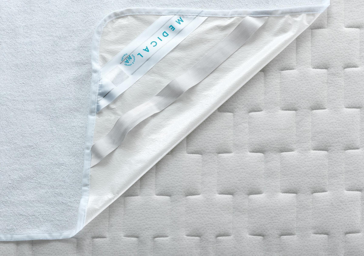 PODLOGA ZA VZMETNICO - bela, Konvencionalno, tekstil (160/200cm) - Sleeptex