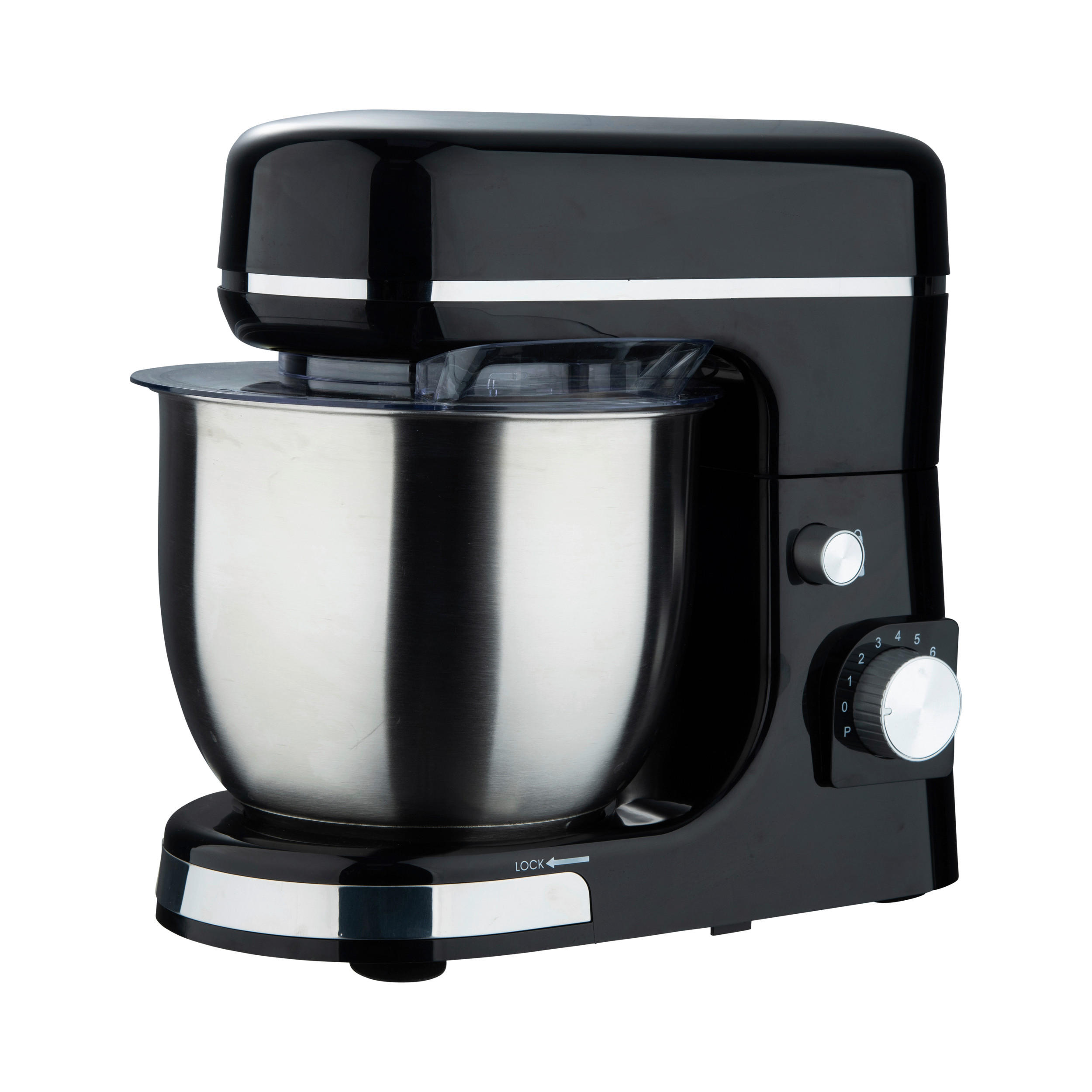 KÜCHENMASCHINE PETIT SH-6952  - Silberfarben/Schwarz, Basics, Kunststoff/Metall (38/23/33,5cm) - BERGNER