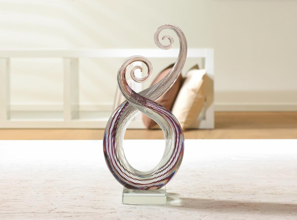 SKULPTUR - Multicolor, Basics, Glas (15/34/8cm) - Ambia Home