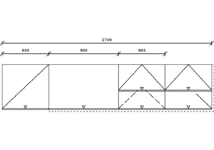 KÜCHENLEERBLOCK 270 cm   in Weiß, Dunkelgrau  - Edelstahlfarben/Dunkelgrau, Basics, Holzwerkstoff/Metall (270cm) - Impuls
