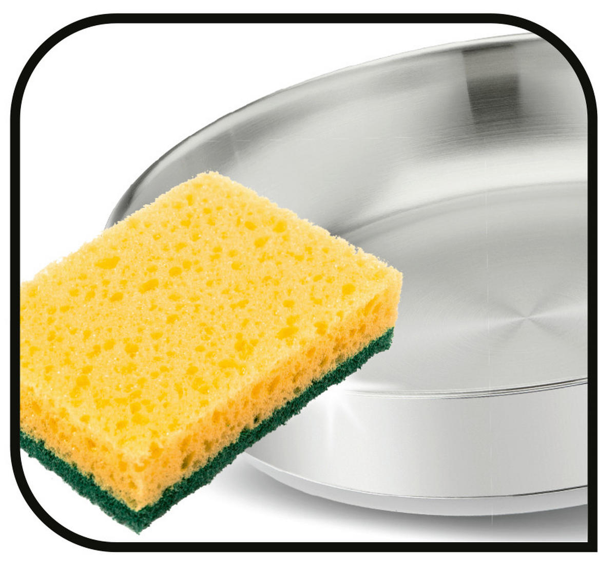 PFANNENSET VIRTUOSO Edelstahl 2-teilig  - Edelstahlfarben, Basics, Metall (49,5/32,5/9,0cm) - Tefal