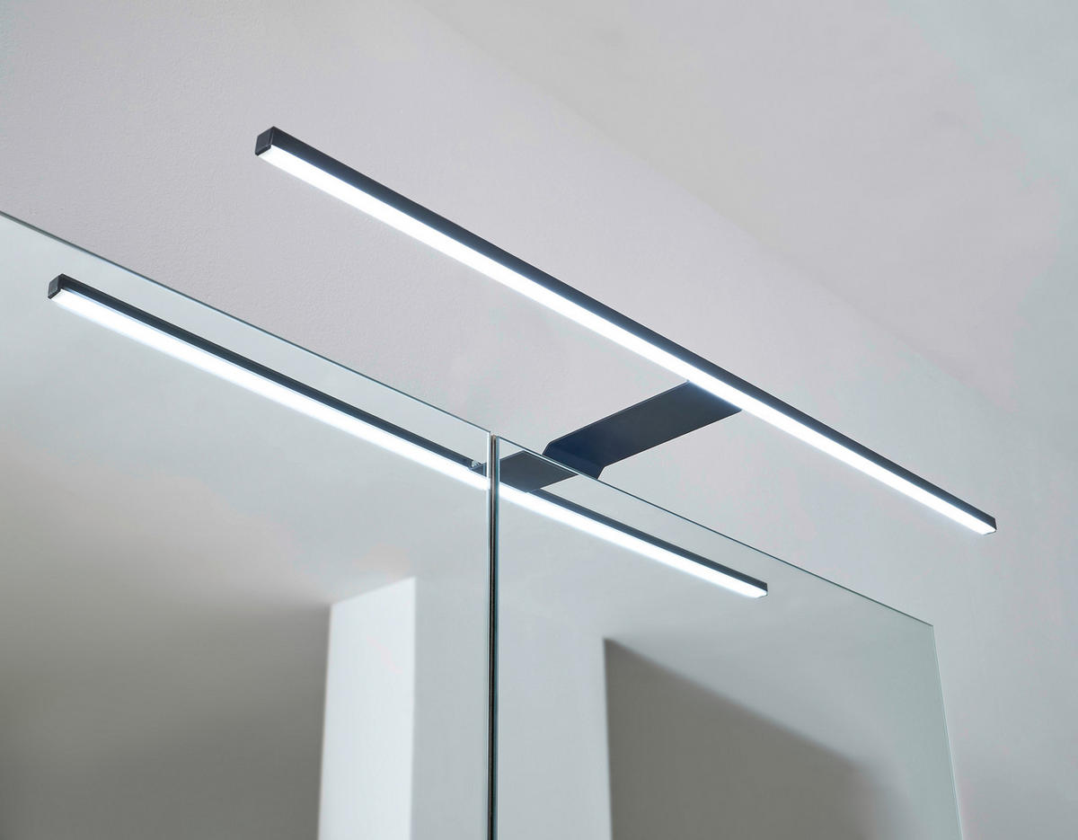 SPIEGELSCHRANK 80/75/22 cm  - Kaschmir, KONVENTIONELL, Glas/Holzwerkstoff (80/75/22cm) - home24