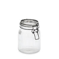 VORRATSGLAS 1 L  - Transparent, Basics, Glas (11,5/15,3/15,3cm) - Zeller Present