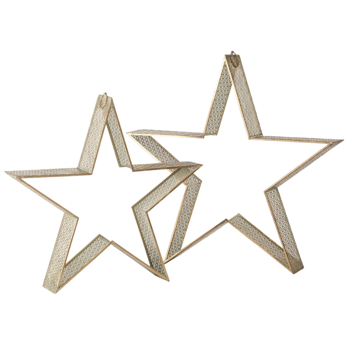 DEKOSTERN - Goldfarben, LIFESTYLE, Metall (90,5/16,5/93cm)