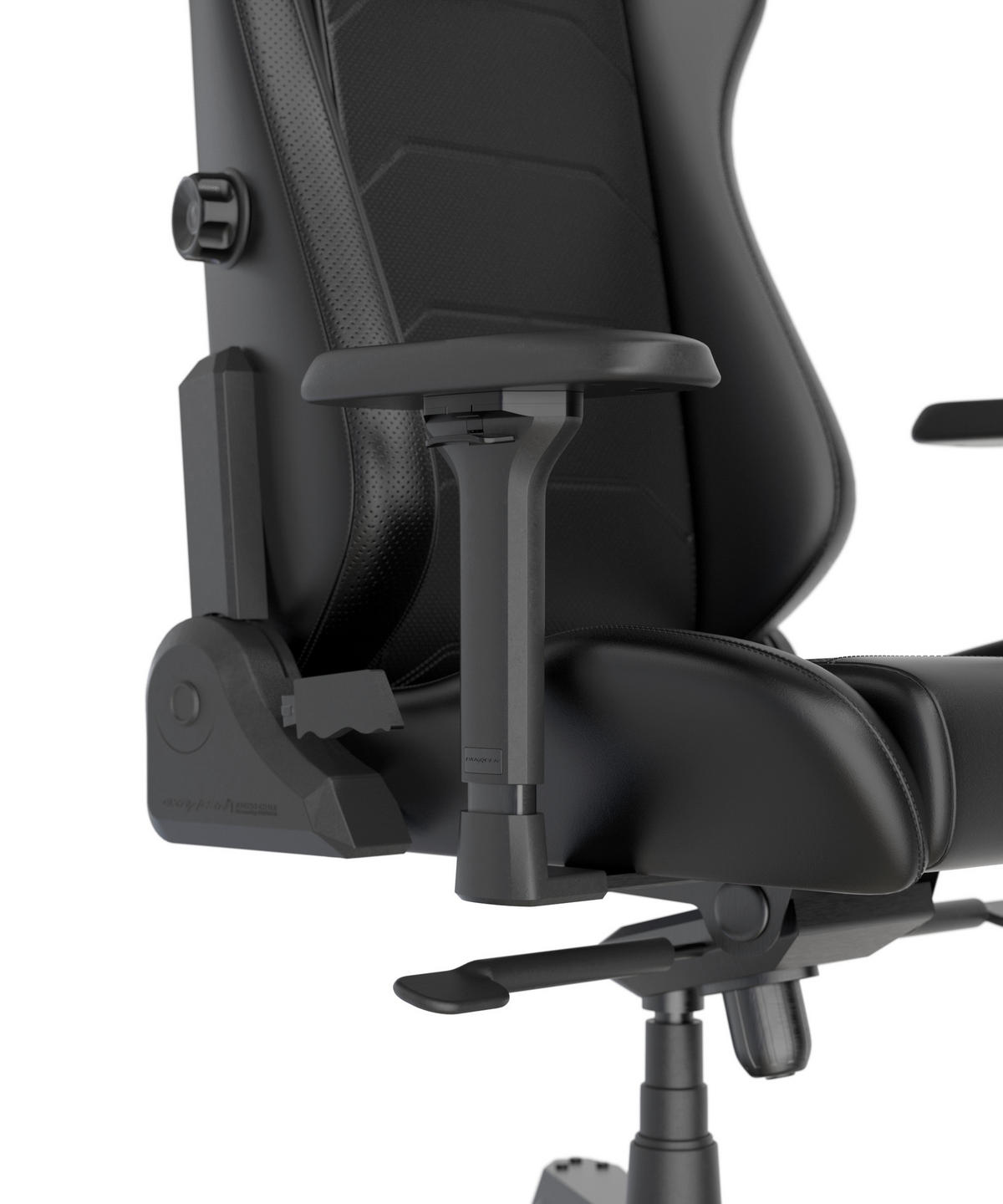 GAMINGSTUHL  in Lederlook Schwarz  - Schwarz, KONVENTIONELL, Textil/Metall (70/133/70cm) - Dxracer