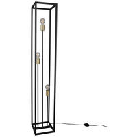STEHLEUCHTE - Schwarz, Design, Metall (25/153cm) - P & B