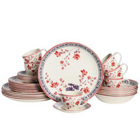 KOMPLETT SERVIS Cottage 30 delar  - multicolor, Basics, keramik - Creatable