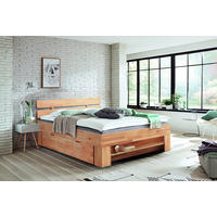 POSTELJA S PREDALOM 140 cm   x 200 cm  , barve bukve  - barve bukve, Natur, les (140/200cm) - Livetastic