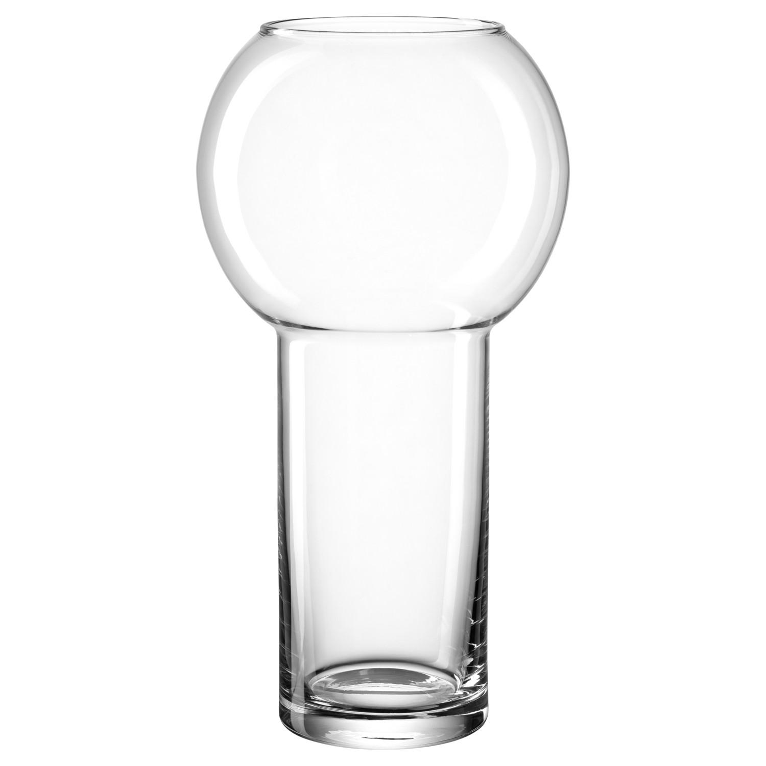 VASE 27,00 cm  - Transparent, Basics, Glas (14,10/27,00/14,10cm) - Leonardo