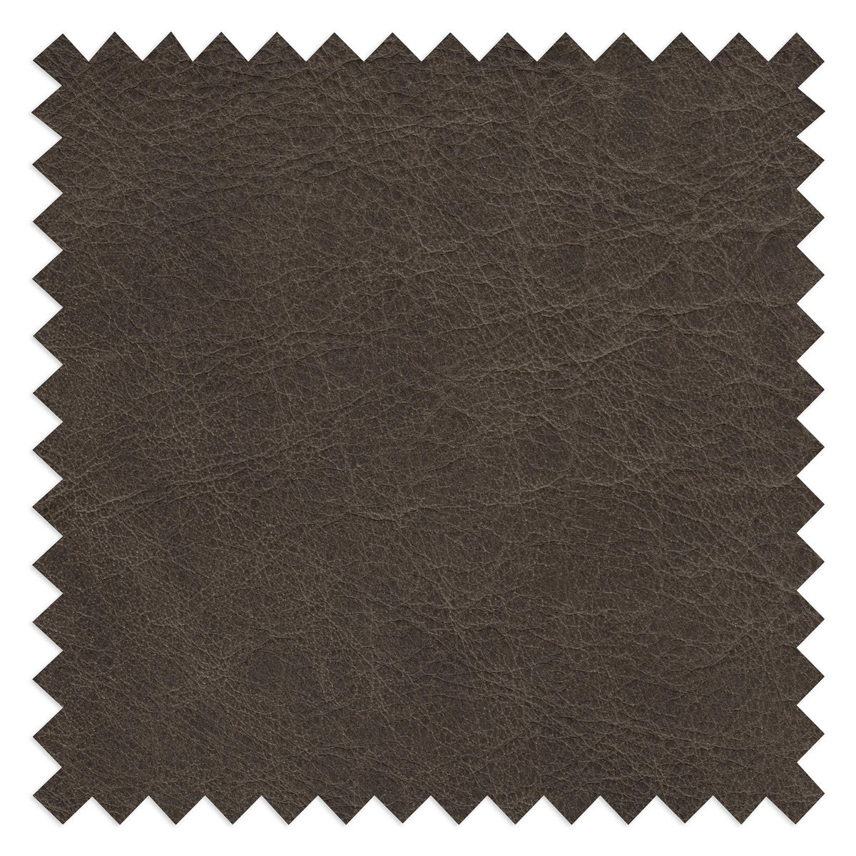 3-SITZER-SOFA in Echtleder Fango  - Fango/Schwarzchrom, Design, Leder/Metall (187/85/92cm) - Livetastic