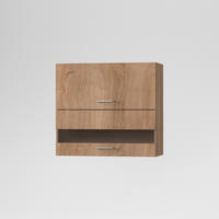 KONYHAI FALISZEKRÉNY - tölgyfa, Basics, Üveg/fa (80/72/33cm) - Carryhome