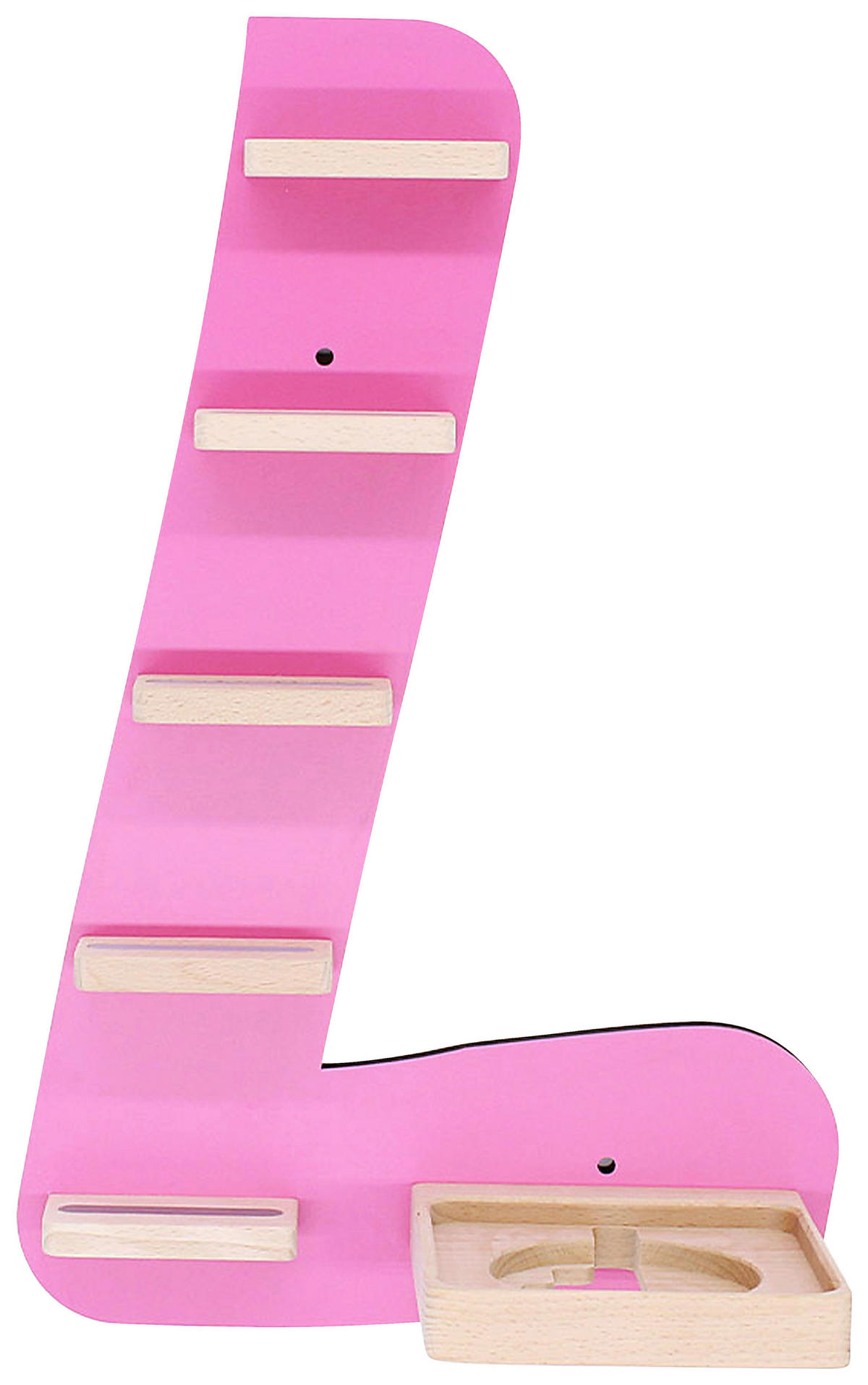 KINDERREGAL  - Pink, Modern, Holzwerkstoff (32/47/19cm) - Livetastic
