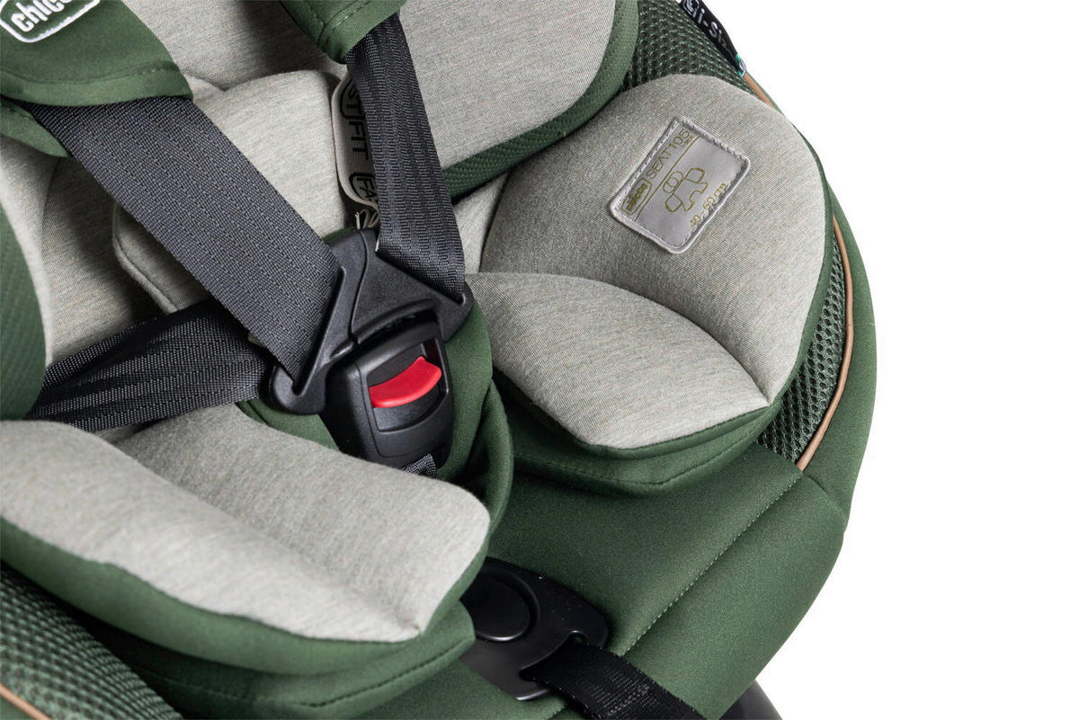 KINDERAUTOSITZ 105 I-Size  - Hellgrau/Grün, Basics, Textil (47/114/60cm) - Chicco