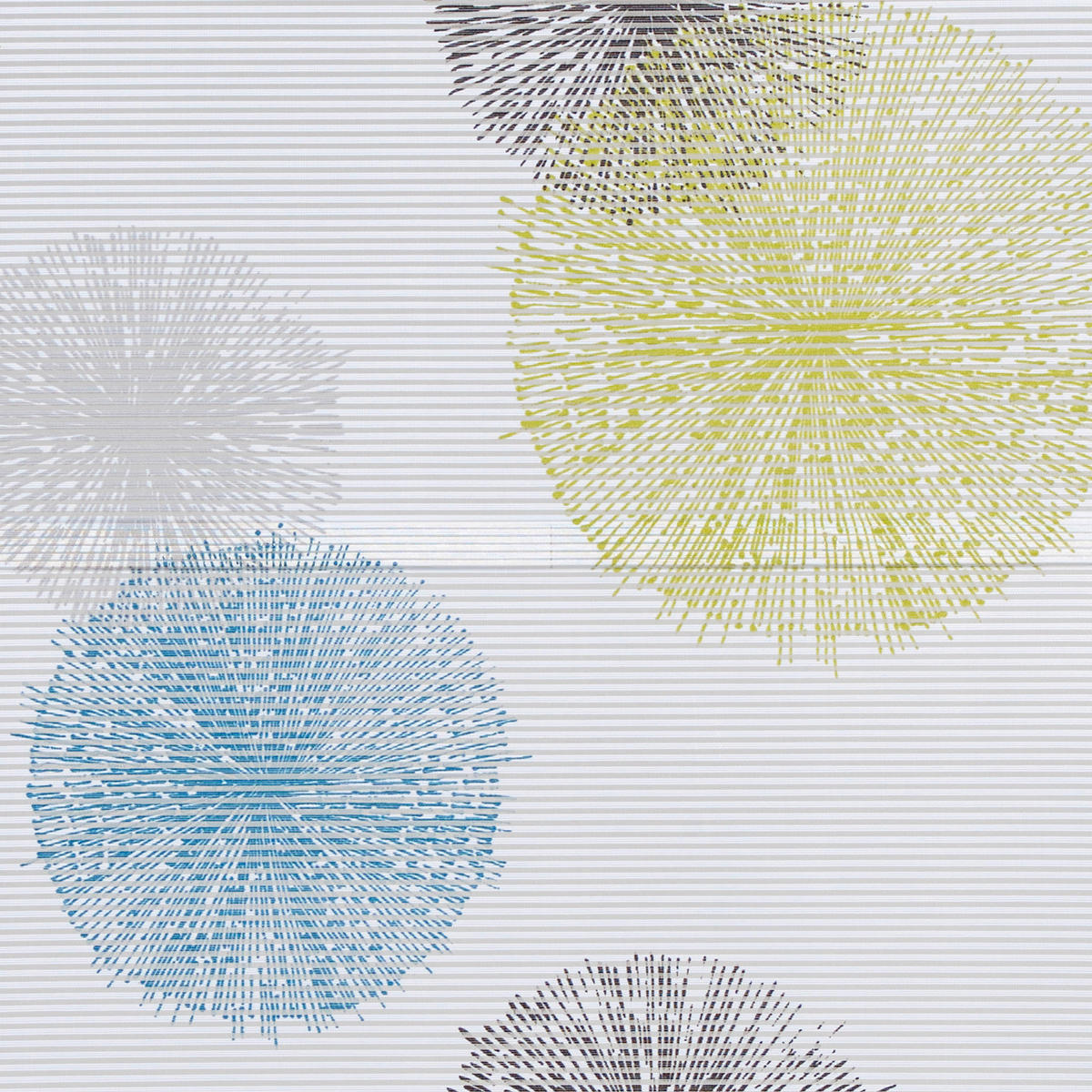 MAGNETROLLO  halbtransparent  80/210 cm    - Blau/Weiß, Basics, Textil (80/210cm) - Novel