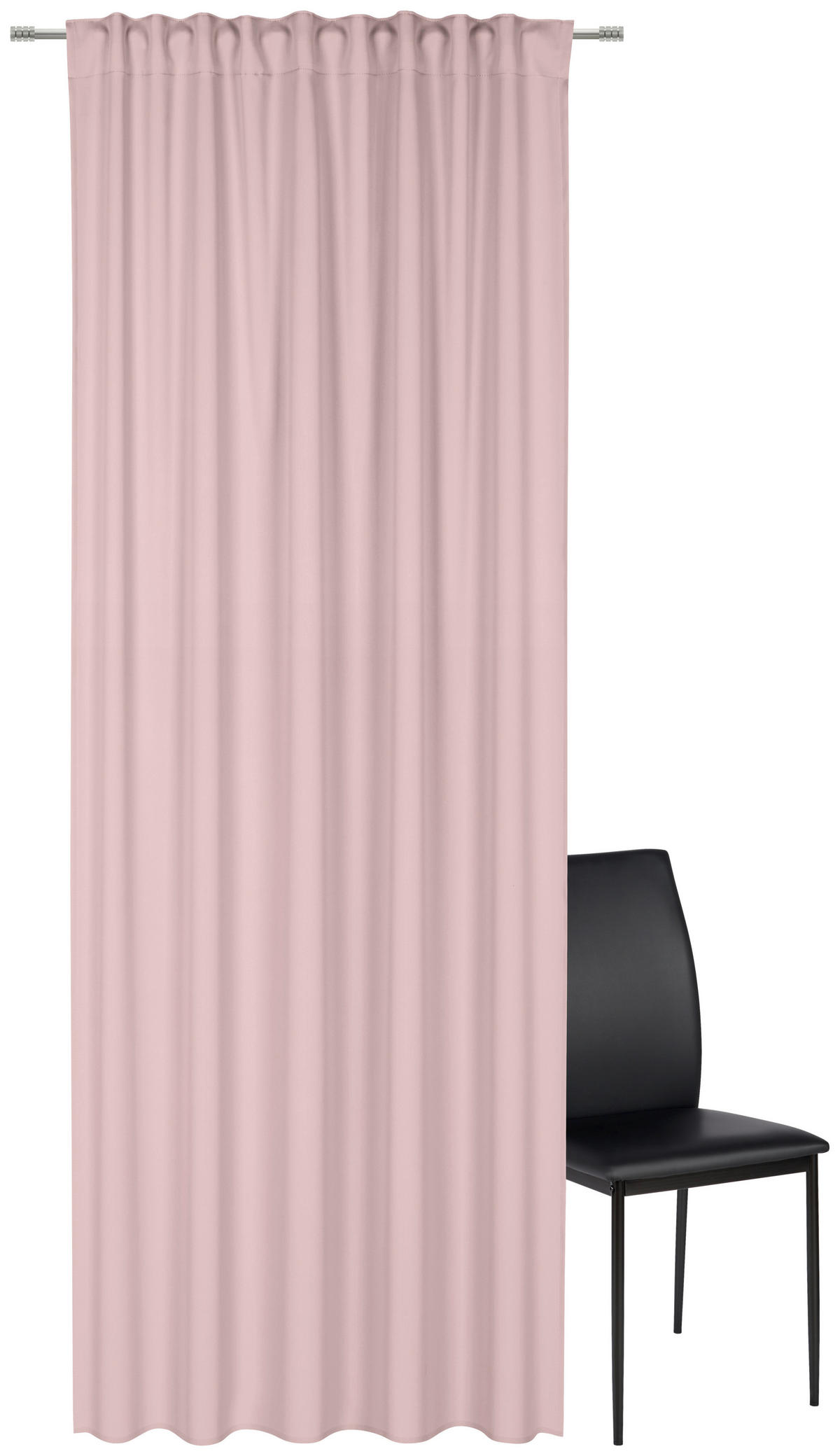 HOTOVÝ ZÁVĚS, zatemnění, 135/245 cm - růžová, Basics, textil (135/245cm) - Esposa