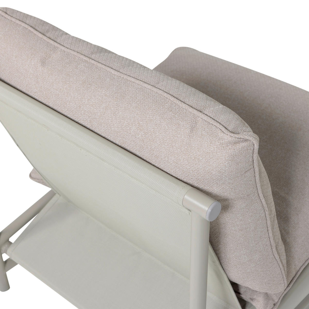GARTENSESSEL Metall, Textil Sandfarben  - Sandfarben, MODERN, Textil/Metall (82/75/75cm) - Livetastic