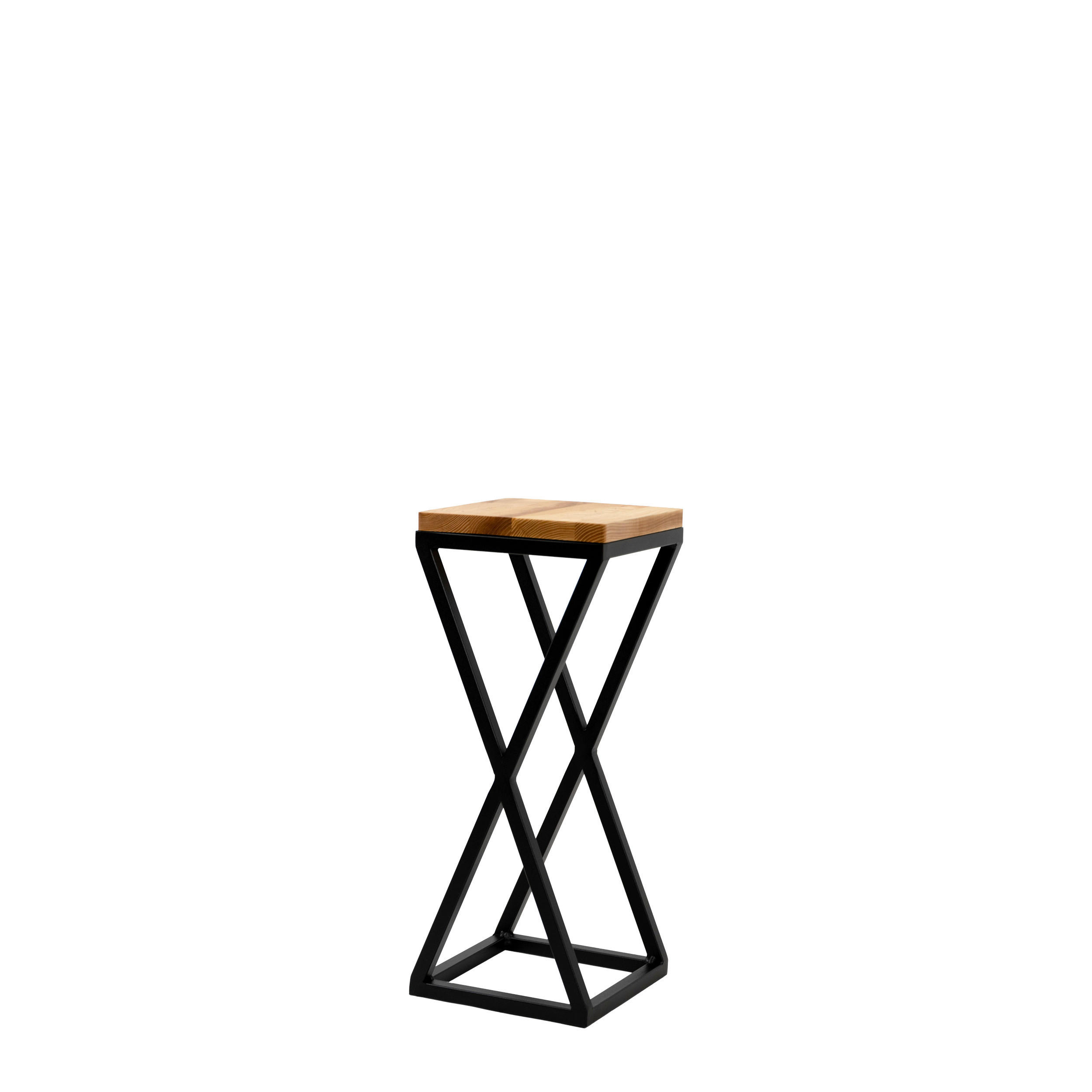 BLUMENSTÄNDER in Metall  - Schwarz, Basics, Metall (19/47/19cm)