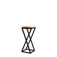 BLUMENSTÄNDER in Metall  - Schwarz, Basics, Metall (19/47/19cm)