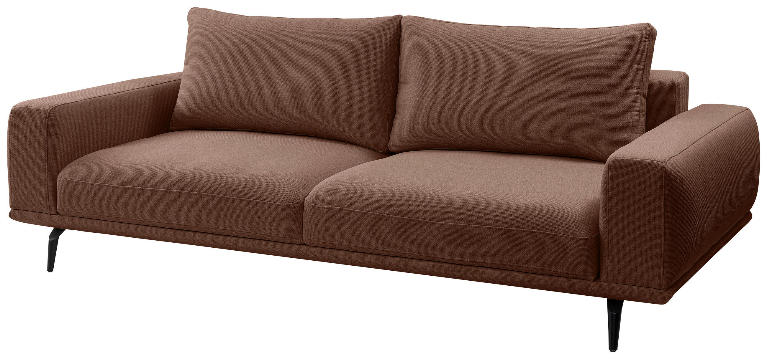 TROSED braon  - braon/crna, Moderno, tekstil/metal (242/89/115cm) - MID.YOU