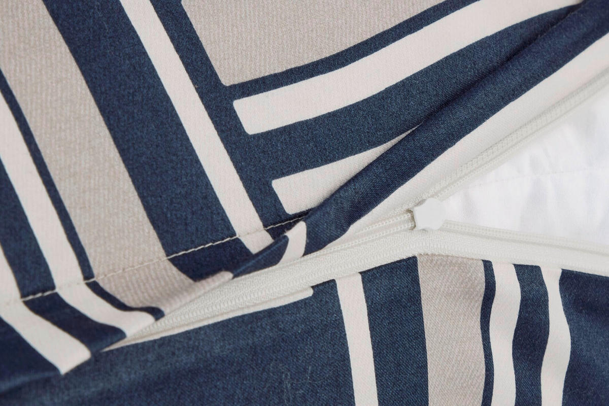 KOPFPOLSTERBEZUG JOOP! WEAVE 40/80 cm  - Blau, Basics, Textil (40/80cm) - Joop! Living