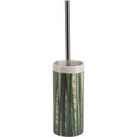 Garnitură De Perie Pentru Wc in metal  plastic   - alb/verde, Basics, ceramică/plastic (8,5/20cm) - Sadena