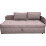 LIEGE  in Cord Hellrosa  - Hellrosa/Schwarz, Basics, Kunststoff/Textil (205/90/95cm) - Xora