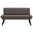 SITZBANK 160/87/64 cm in Schwarz, Eichefarben, Dunkelbraun - Eichefarben/Dunkelbraun, Design, Holz/Textil (160/87/64cm) - Voleo SITZBANK 160/87/64 cm in Schwarz, Eichefarben, Dunkelbraun - Eichefarben/Dunkelbraun, Design, Holz/Textil (160/87/64cm) - Voleo