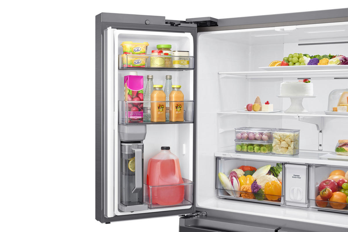 FRENCH-DOOR 91,2/177,9/72,3 cm RF59C701ES9/EG  - Edelstahlfarben, Basics, Glas/Kunststoff (91,2/177,9/72,3cm) - Samsung