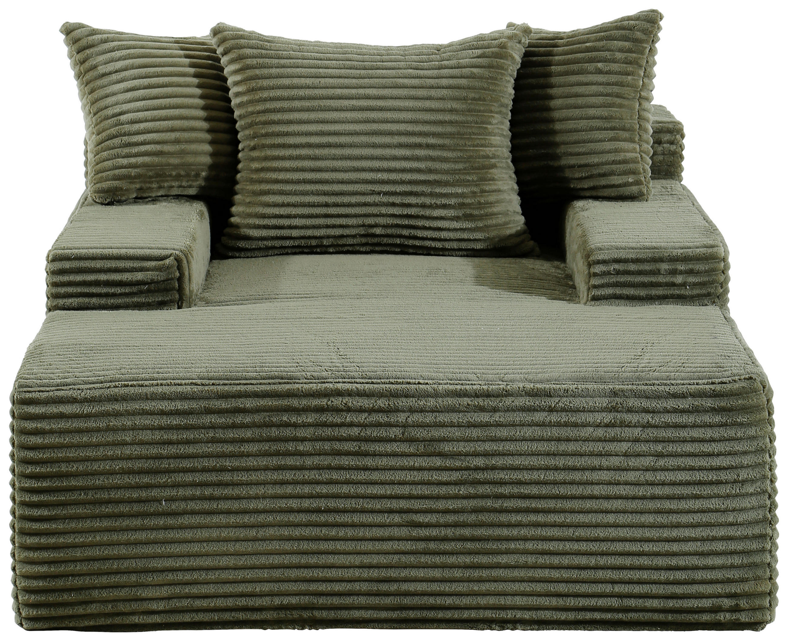 BIGSOFA Cord Grün  - Grün, Design, Textil (125/63/170cm) - P & B