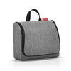 KOSMETIKTASCHE Toiletbag XL twist silver  - Grau, Basics, Textil (28/25/10cm) - Reisenthel