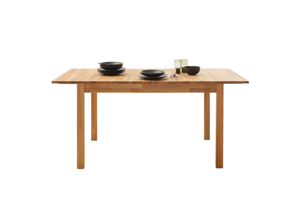 ESSTISCH in Holz 125/80/77 cm  - Wildeiche, KONVENTIONELL, Holz (125/80/77cm) - MID.YOU