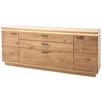 SIDEBOARD 210/84/44 cm Eiche Bianco  - Eiche Bianco/Grau, Design, Holz/Holzwerkstoff (210/84/44cm) - Livetastic